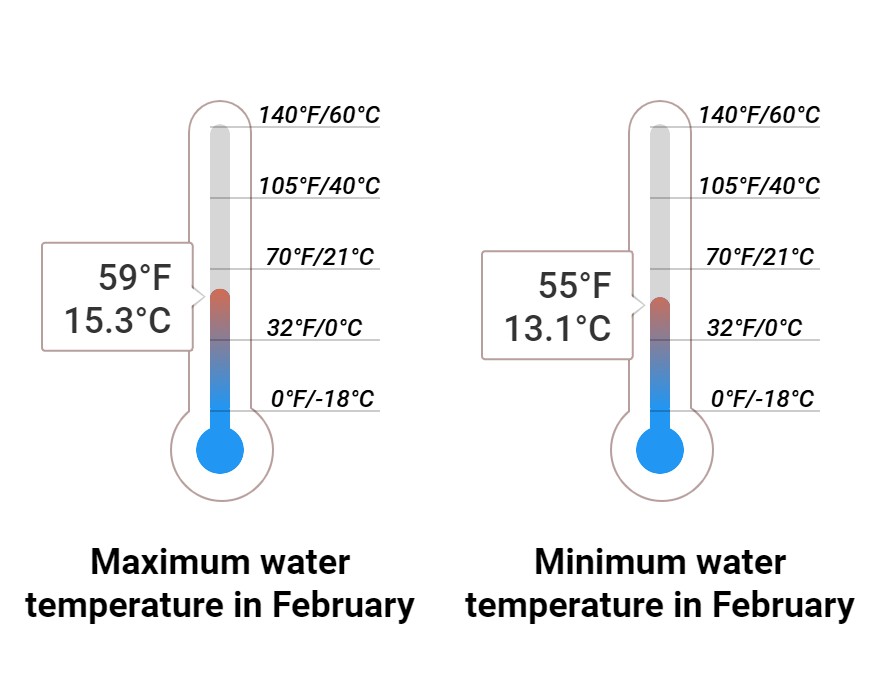 Average Sea temperature